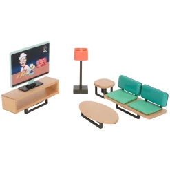 Small Foot - Houten Poppenhuis Meubeltjes Modern Complete Set, 31dlg.