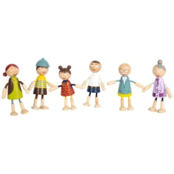 Small Foot - Houten Poppenhuis Familie Buigbaar, 6st.