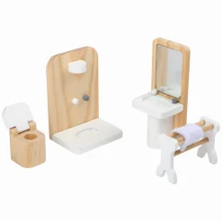 Small Foot - Houten Poppenhuis Meubeltjes Complete Set, 28dlg.