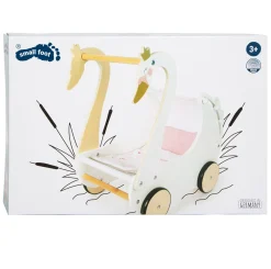 Small Foot - Houten Poppenwagen Zwaan