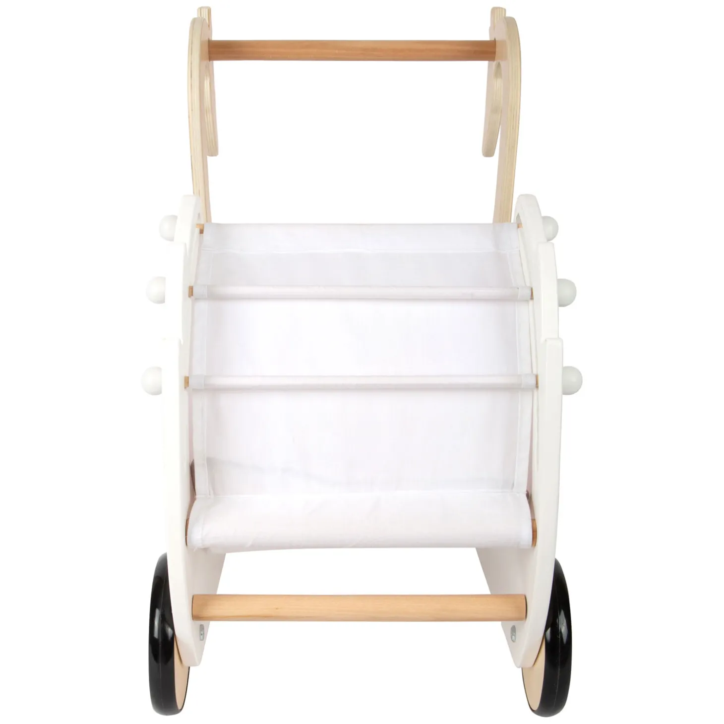 Small Foot - Houten Poppenwagen Zwaan