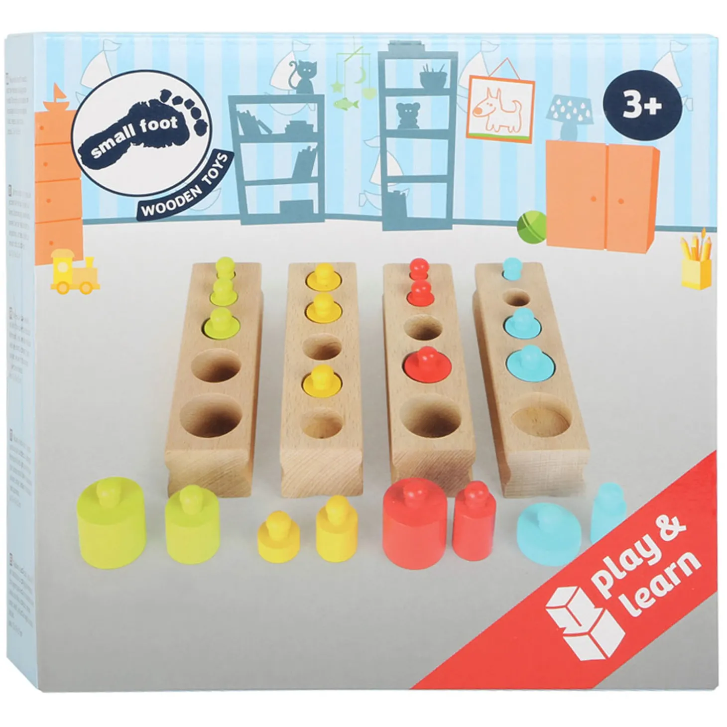 Small Foot - Houten Puzzel Grootte Sorteren