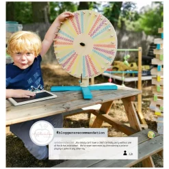 Small Foot - Houten Rad van Fortuin, 4dlg.