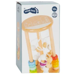 Small Foot - Houten Rammelaar Motoriekspiraal Regenboog