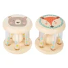 Small Foot - Houten Rammelaar Dier, Set van 2