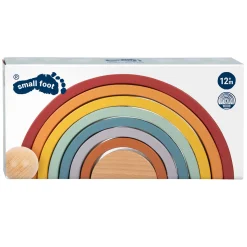 Small Foot - Houten Regenboog Bouw Bogen met Bal,