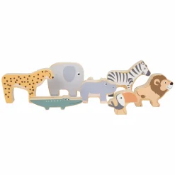 Small Foot - Houten Safaridieren Balansspel, 7dlg.