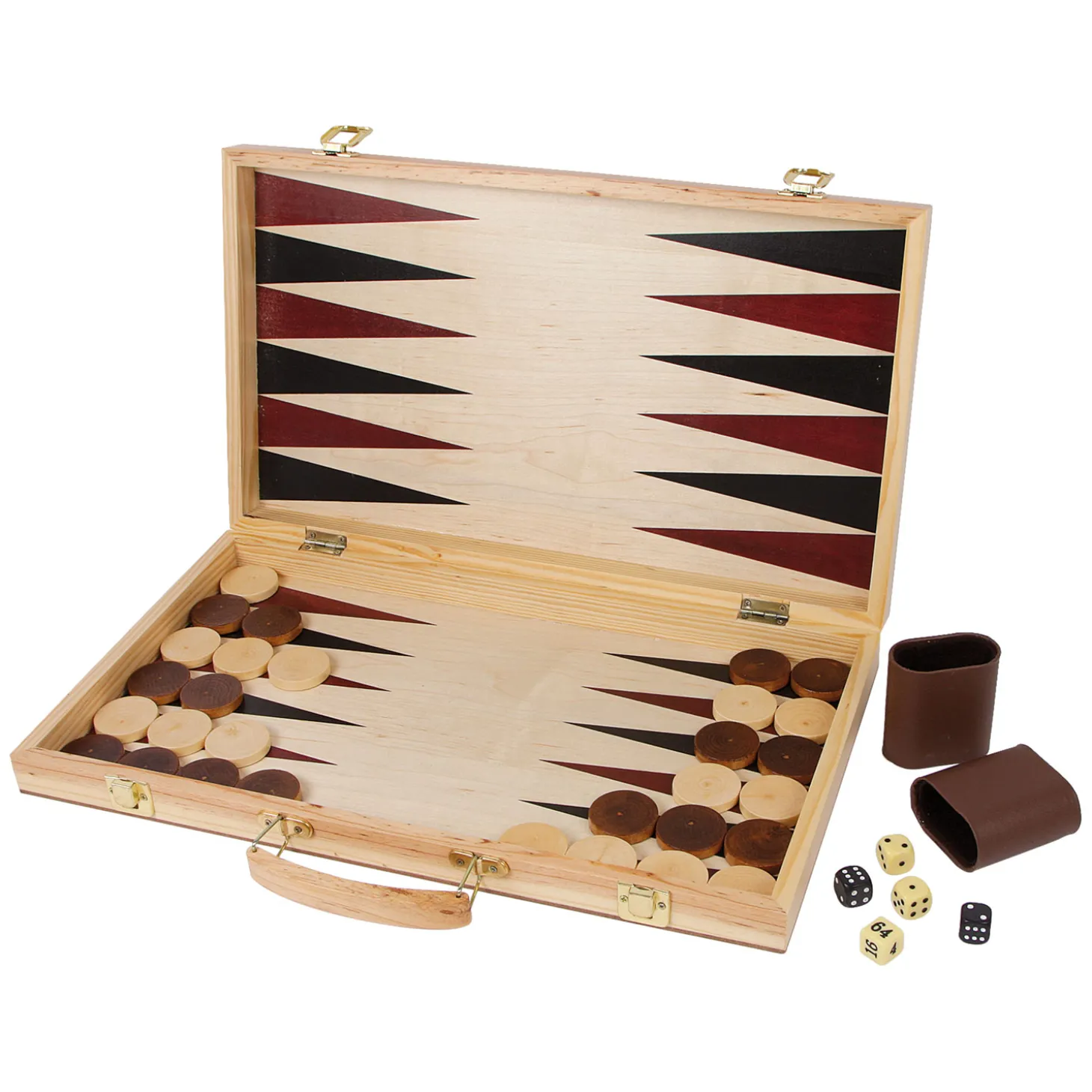 Small Foot - Houten Schaakspel en Backgammon