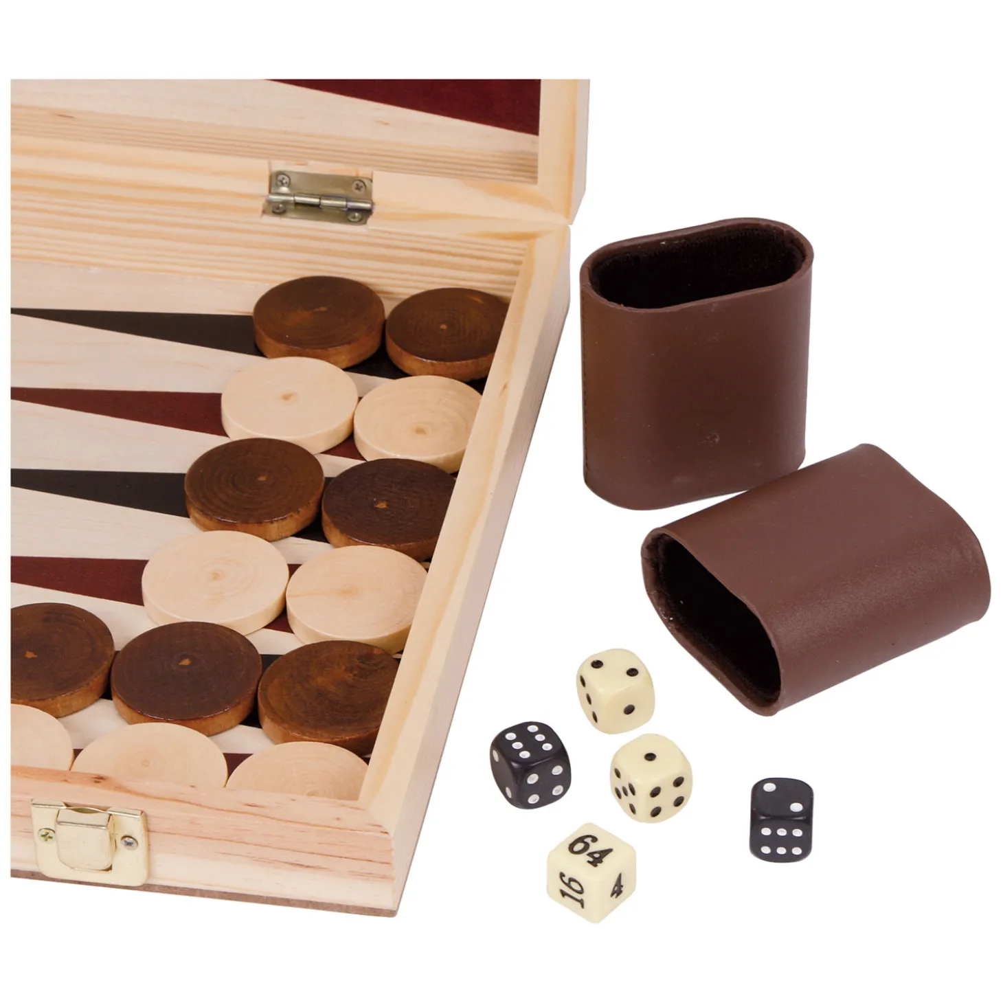 Small Foot - Houten Schaakspel en Backgammon