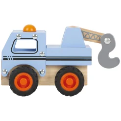 Small Foot - Houten Sleepwagen Blauw