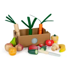 Small Foot - Houten Snij- en Groenten Speelset Fresh, 14dlg.