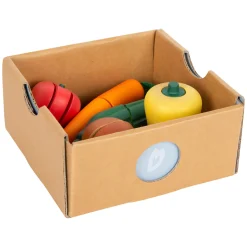 Small Foot - Houten Snij- en Speeleten Groenten Set, 13dlg.