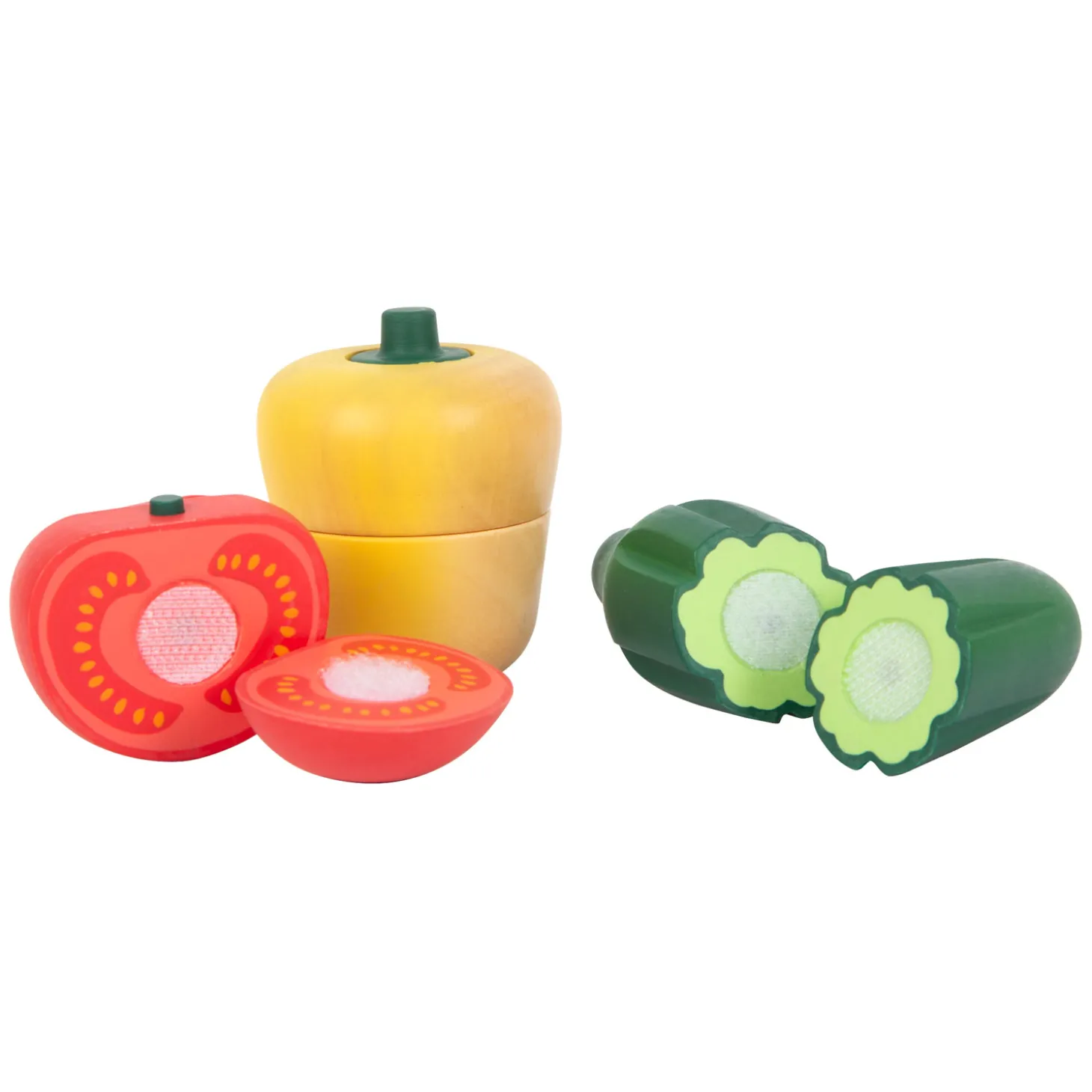 Small Foot - Houten Snij- en Speeleten Groenten Set, 13dlg.