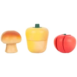 Small Foot - Houten Snij- en Speeleten Groenten Set, 13dlg.