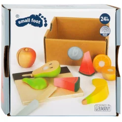 Small Foot - Houten Snij- en Speeleten Fruit Set, 13dlg.