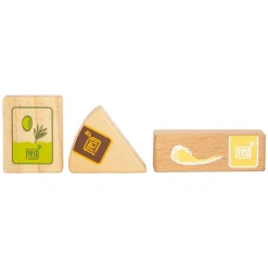 Small Foot - Houten Speeleten Vegetarisch Voedselset, 17dlg.