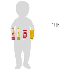 Small Foot - Houten Speeleten Sauzen en Olie, 4dlg.