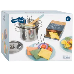 Small Foot - Houten Speeleten Pasta Chef Set, 19dlg.