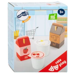 Small Foot - Houten Speeleten Zuivel, 4dlg.