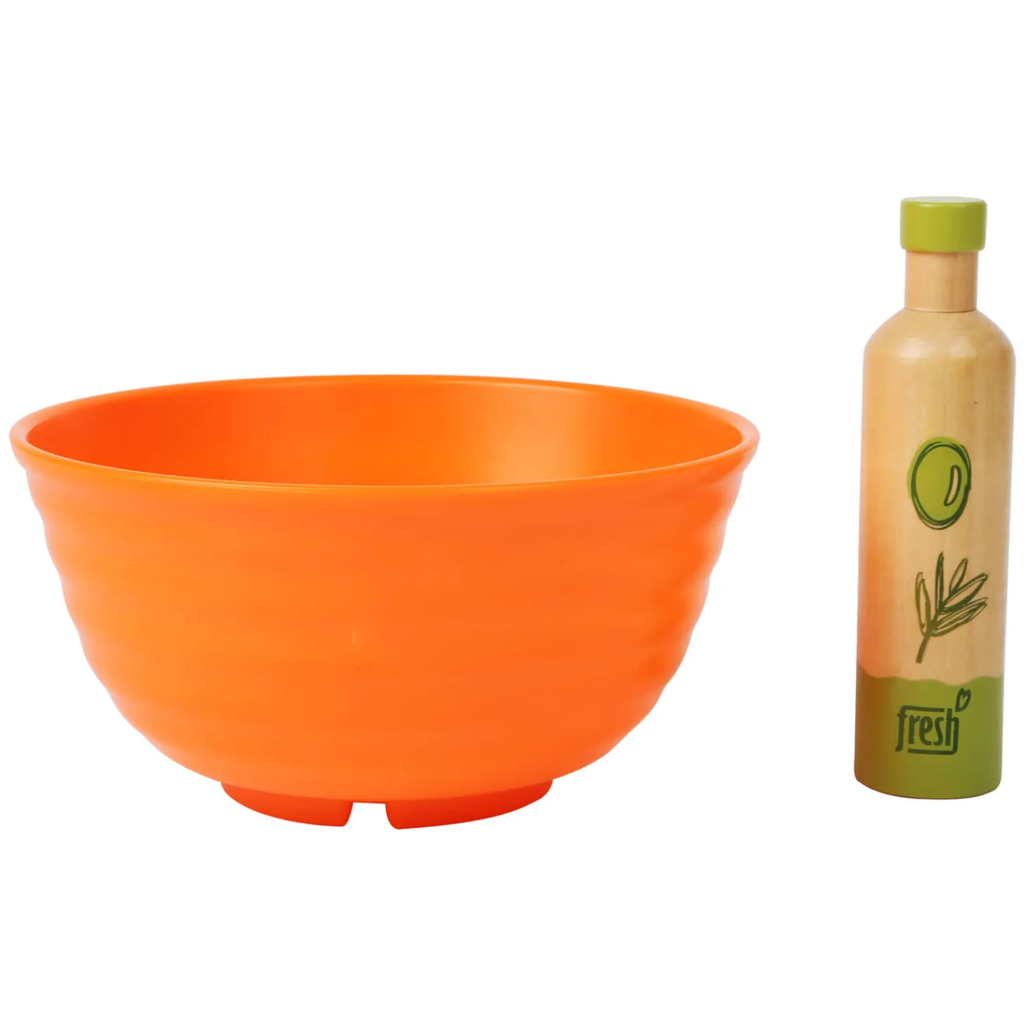 Small Foot - Houten Speeleten Salade Speelset, 15dlg,