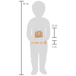 Small Foot - Houten Speeleten Dieren Crackers, 8dlg.