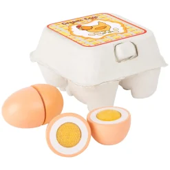 Small Foot - Houten Speeleten Eieren, 9dlg.