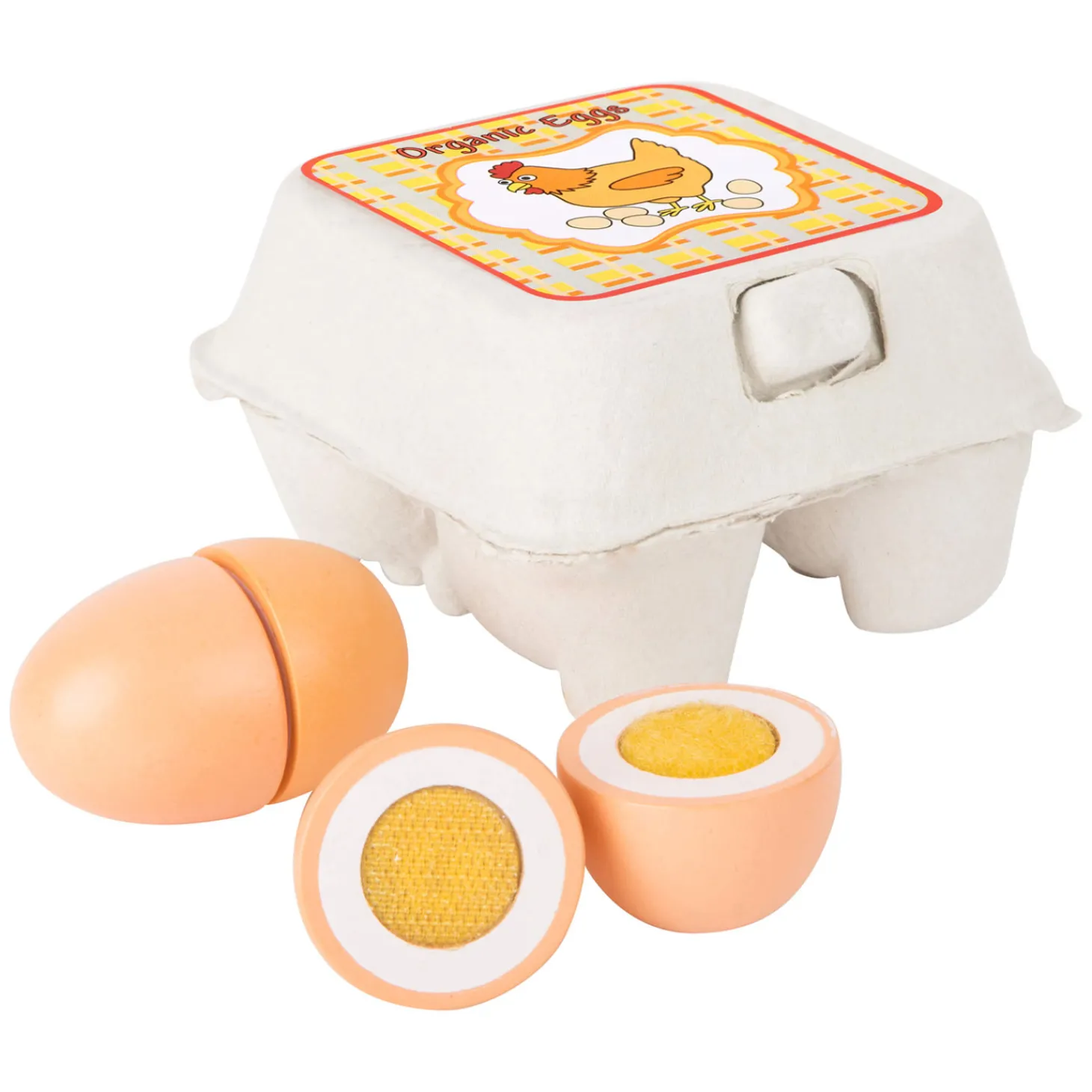 Small Foot - Houten Speeleten Eieren, 9dlg.