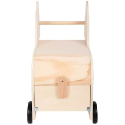 Small Foot - Houten Speelgoedbox en Trekfiguur Zebra Wildlife