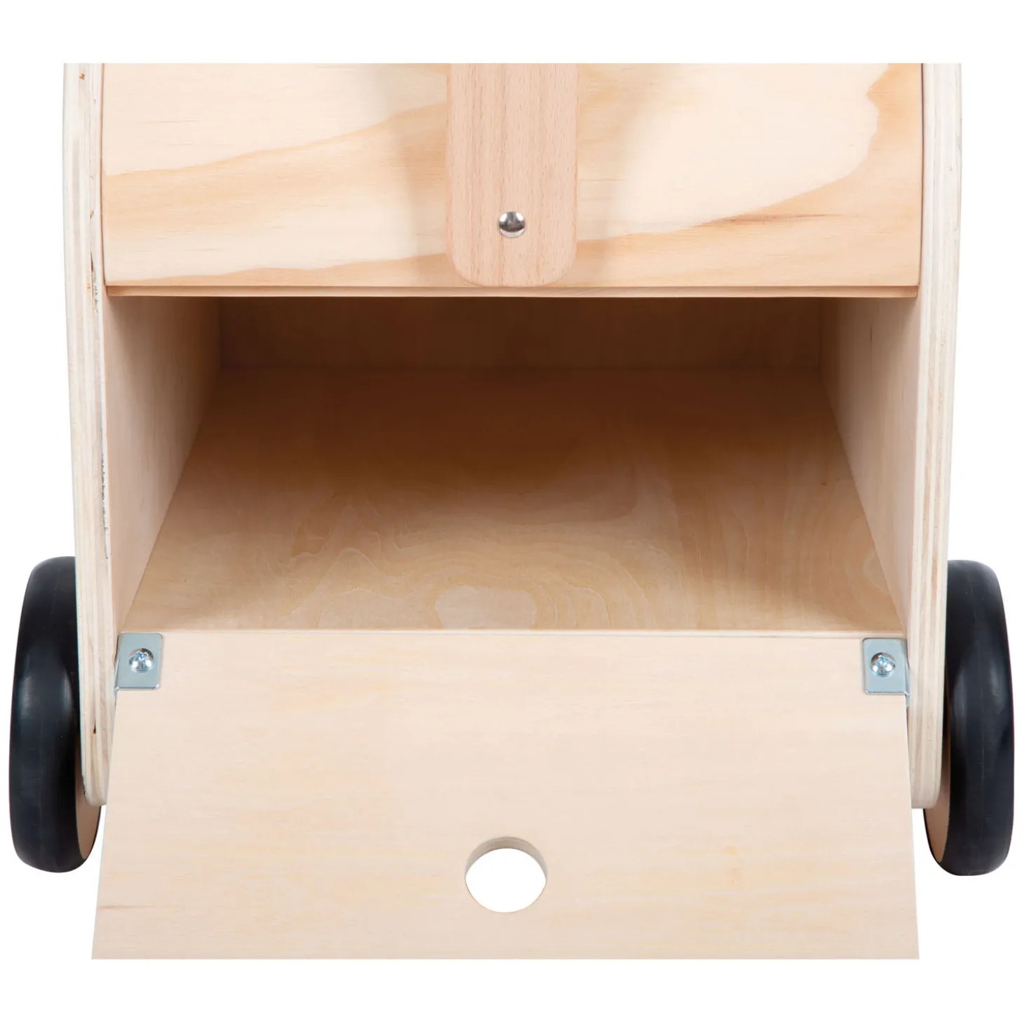 Small Foot - Houten Speelgoedbox en Trekfiguur Zebra Wildlife