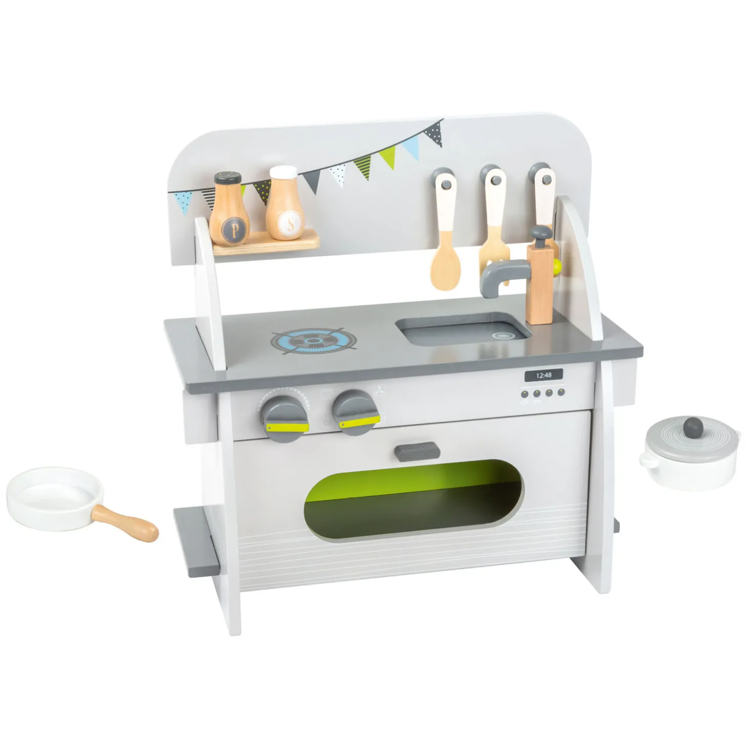 Small Foot - Houten Speelkeuken Compact, 9dlg.