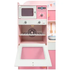 Small Foot - Houten Speelkeuken Gourmet Roze, 12dlg.