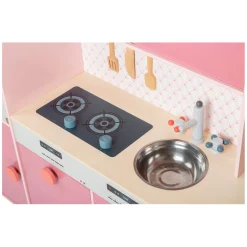 Small Foot - Houten Speelkeuken Gourmet Roze, 12dlg.