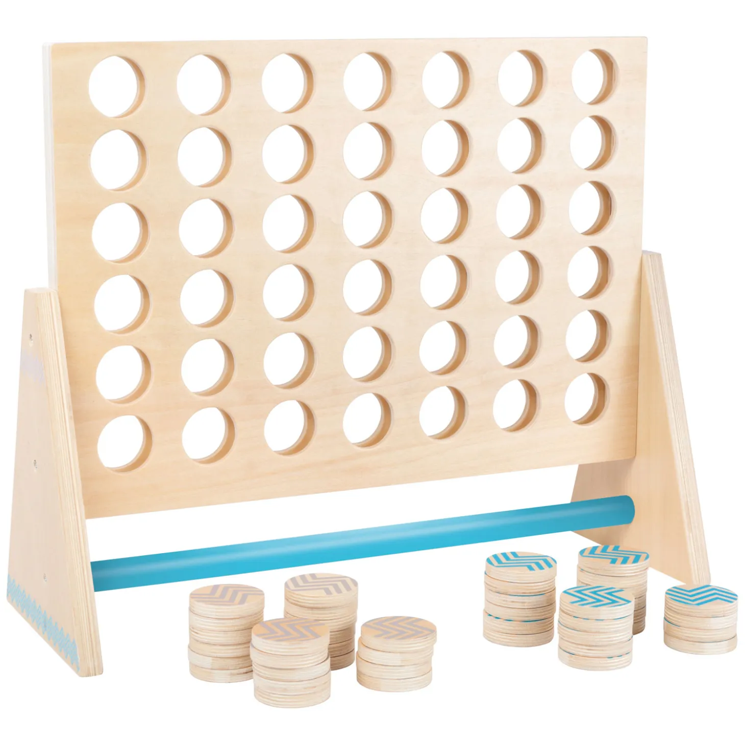 Small Foot - Houten Spel Four in a Row XXL, 43dlg.