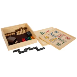 Small Foot - Houten Spellen 7 Klassiekers in Opbergkist