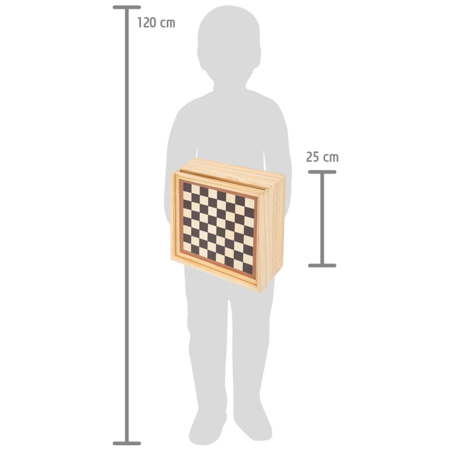 Small Foot - Houten Spellen 7 Klassiekers in Opbergkist