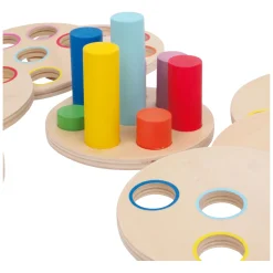 Small Foot - Houten Stapelspel Logisteck Educatief, 9dlg.