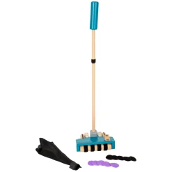 Small Foot - Houten Stofzuiger met Gekleurde Klittenband Stippen, 12dlg.