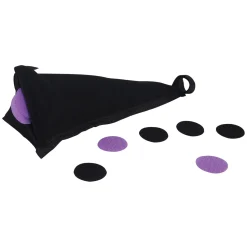 Small Foot - Houten Stofzuiger met Gekleurde Klittenband Stippen, 12dlg.