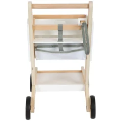 Small Foot - Houten Supermarkt Winkelwagen Wit