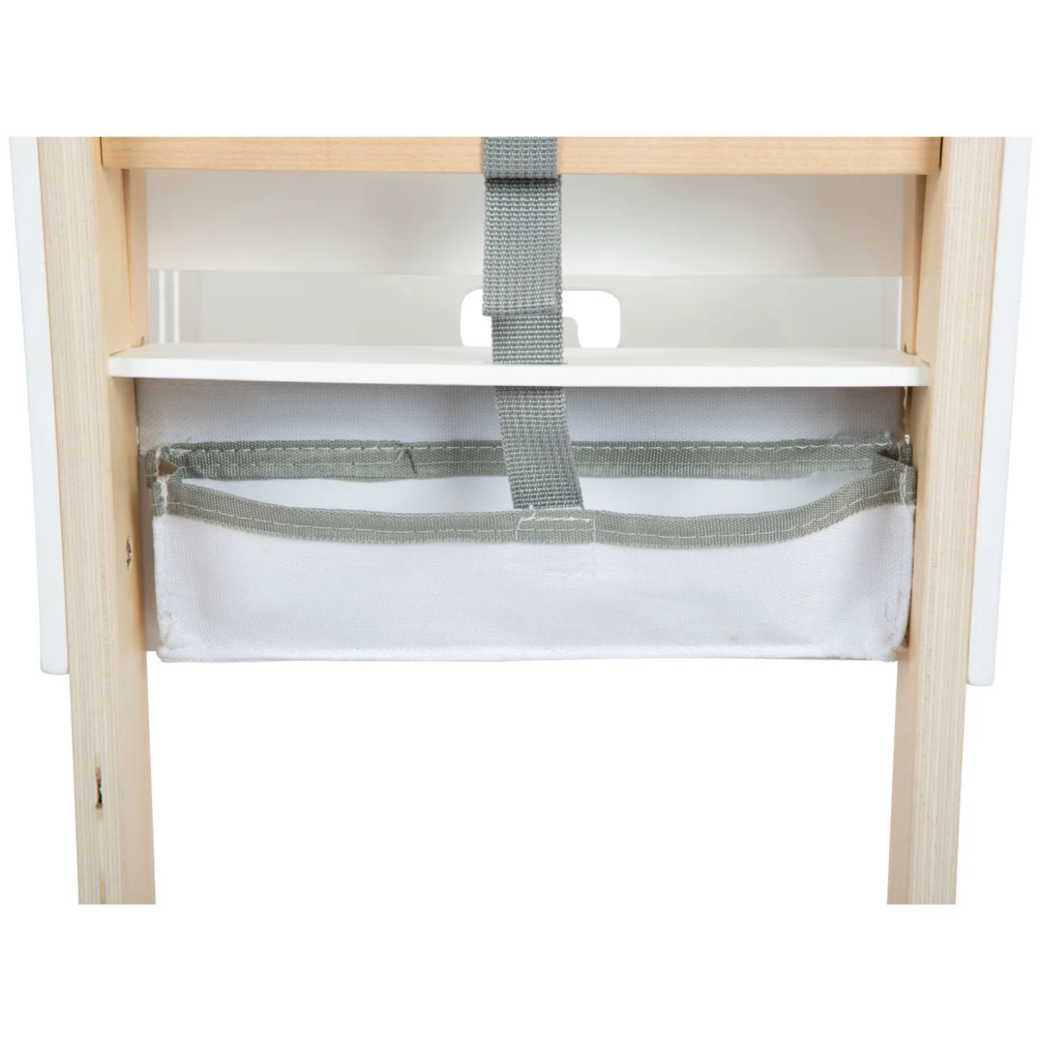 Small Foot - Houten Supermarkt Winkelwagen Wit