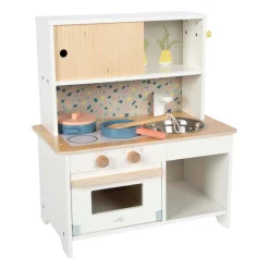 Small Foot - Houten Terrazzo Speelkeuken Compact