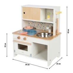 Small Foot - Houten Terrazzo Speelkeuken Compact