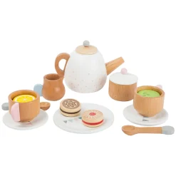 Small Foot - Houten Theeset met Speeleten, 17dlg.