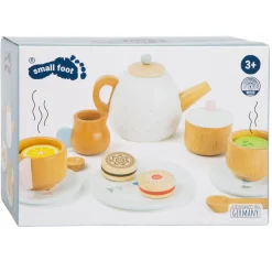 Small Foot - Houten Theeset met Speeleten, 17dlg.