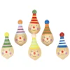 Small Foot - Houten Tol Clown - 6st.