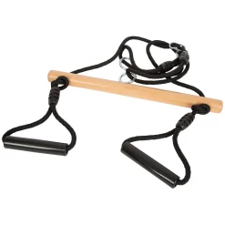 Small Foot - Houten Trapezeschommel met Gymnastiekringen Black Line