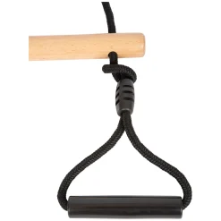 Small Foot - Houten Trapezeschommel met Gymnastiekringen Black Line