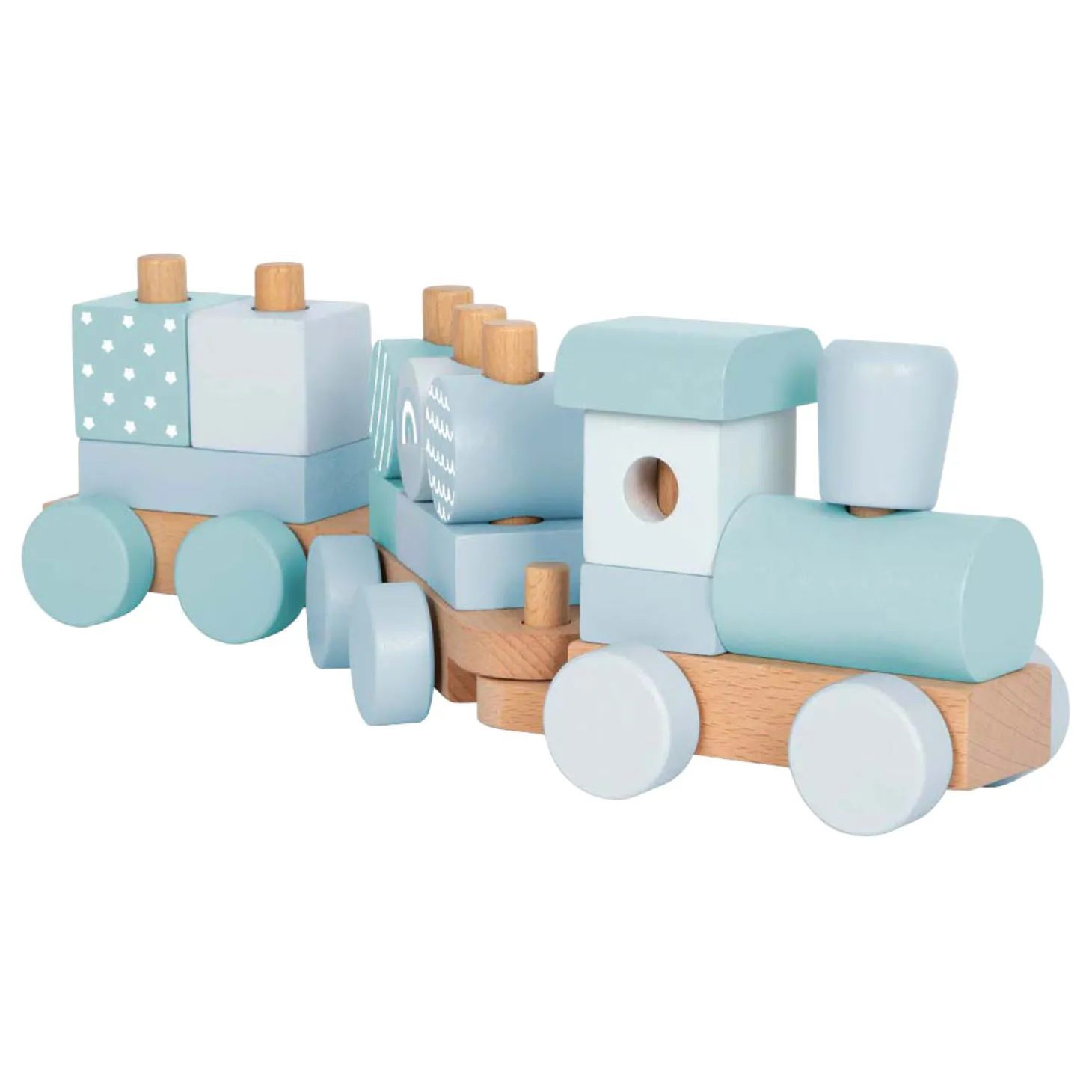 Small Foot - Houten Trein Blauw