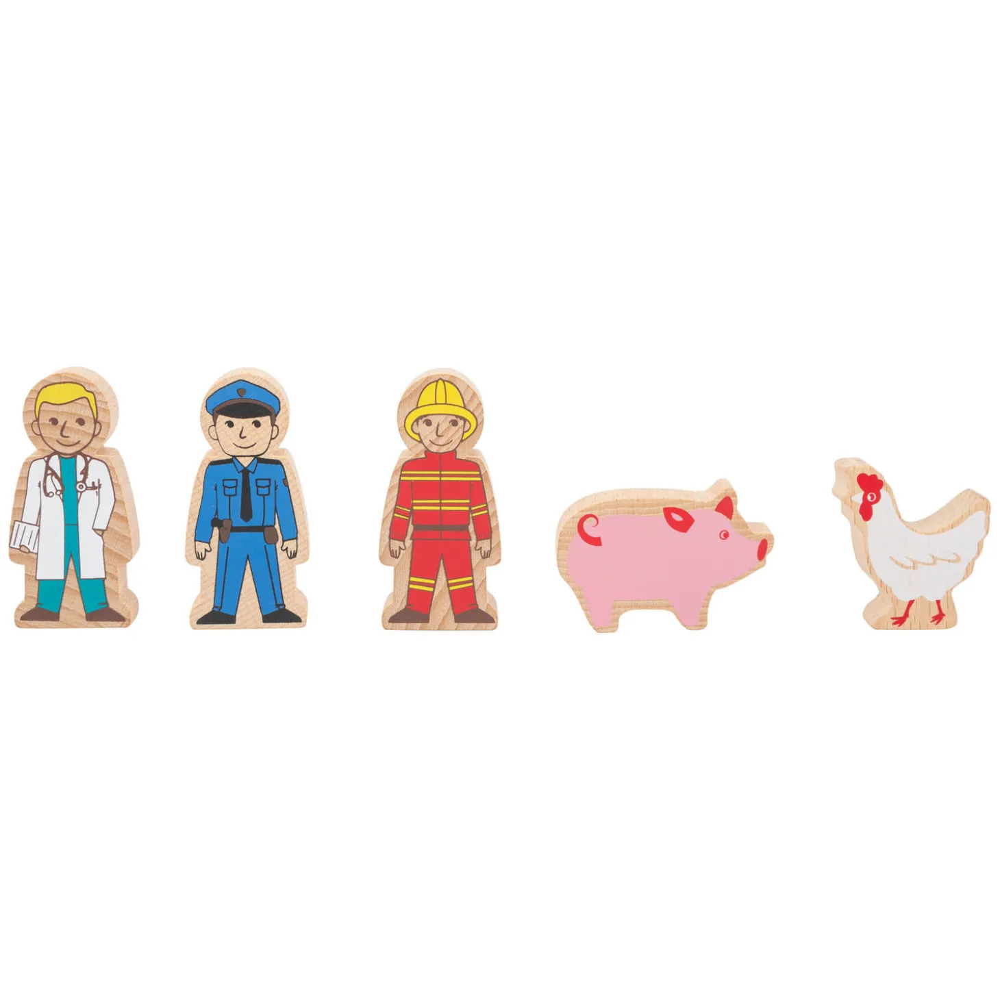 Small Foot - Houten Treinset met Brug, 60dlg.