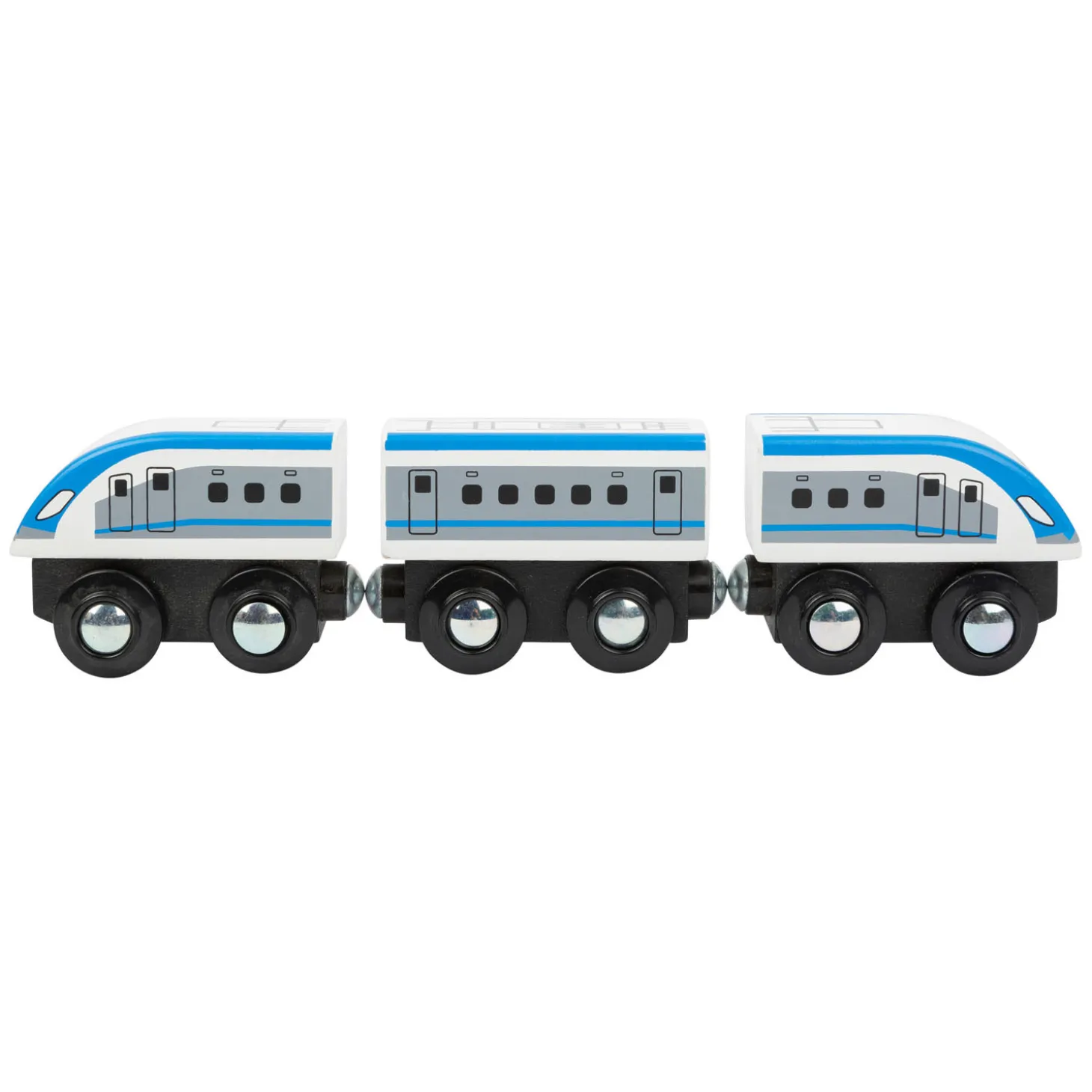 Small Foot - Houten Treinset met Brug, 60dlg.